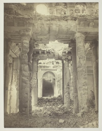 Paris Fire (The Grand Staircase Entrance) av Charles Soulier