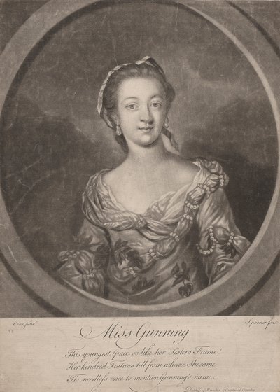 Frøken Catharine Gunning av Charles Spooner