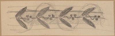 Studie for et grensedesign av Charles Sprague Pearce