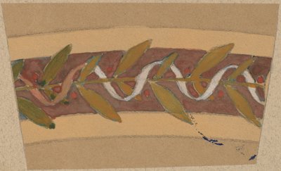 Studie for et grensedesign av Charles Sprague Pearce