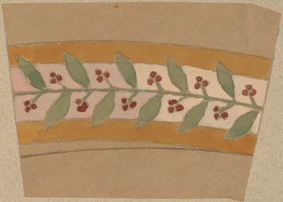 Studie for et grensedesign av Charles Sprague Pearce