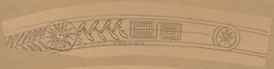 Studie for et grensedesign av Charles Sprague Pearce