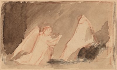Studer for et panel av Charles Sprague Pearce