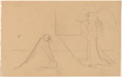 Studie av figurer av Charles Sprague Pearce
