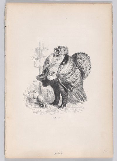 A Banker from Scenes from the Private and Public Life of Animals, ca. 1837-47.    1184789   no       norwegian Successfully Translated  Original: January (from a series of twelve) Translat: January (from a series of twelve) 1403208 no norwegian Successfull av Charles Tamisier