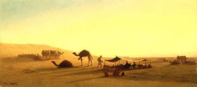 Et arabisk leirsted av Charles Theodore Frere