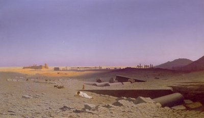 Ruinene av Palmyra, 1839 av Charles Theodore Frere