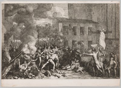 Stormingen av Bastillen, 14. juli 1789, 1790. av Charles Thevenin