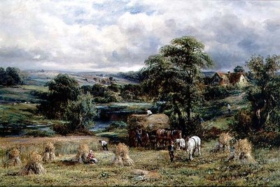 Harvest Time, An English Summer av Charles Thomas Burt