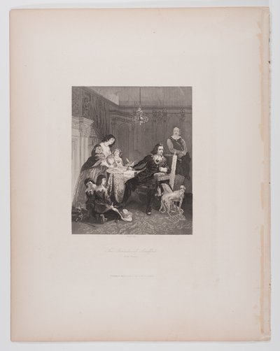 The Attainder of Strafford, etter Leutze av Charles Thomas Burt
