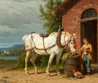 Charles-Philogène Tschaggeny - Resten av Charles Tschaggeny