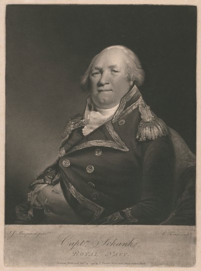 Kaptein John Schank av Charles Turner