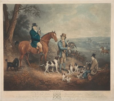 Malcolm Fleming av Barochan 1745-1811. Hawking... av Charles Turner