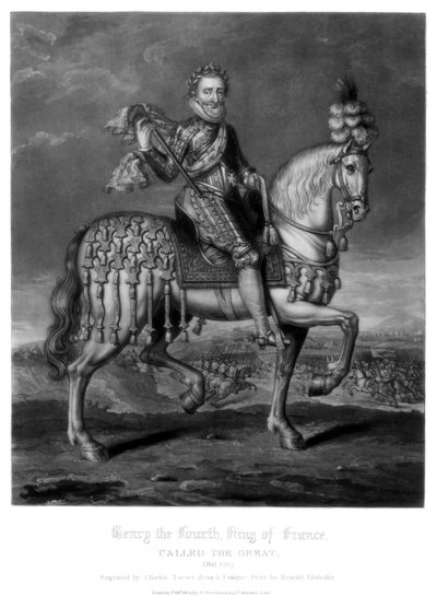 Henrik IV, konge av Frankrike, 1816. av Charles Turner