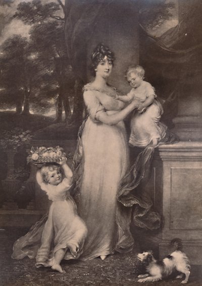 Maria Scott-Waring og døtrene hennes, ca 1804 1894 av Charles Turner