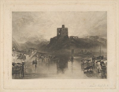 Norham Castle, ved elven Tweed av Charles Turner