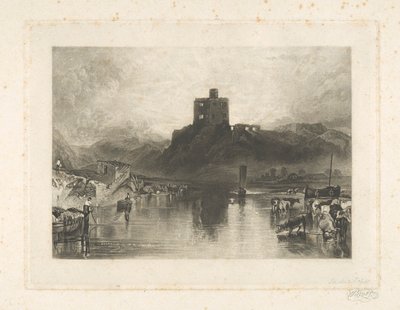 Norham Castle, ved elven Tweed av Charles Turner