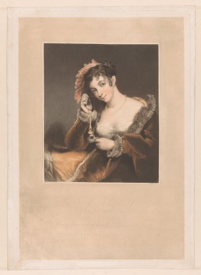 Portrett av Emily St Clare Emily (tittel på objekt) av Charles Turner