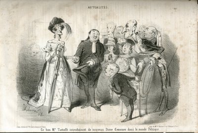 Illustrasjon av Charles Vernier (? -1887) i Le Charivari av Charles Vernier