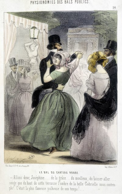 Prom populaire de Paris: Ball of the Chateau rouge av Charles Vernier