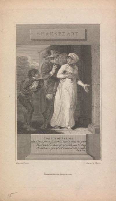 Comedy of Errors, Act II Sc. 2 av Charles Warren