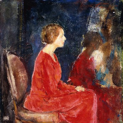 Den røde kjolen av Charles Webster Hawthorne