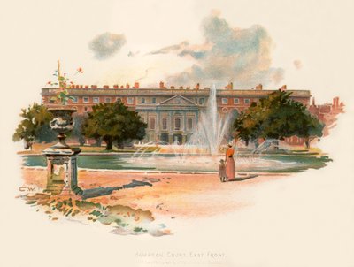 Hampton Court, øst foran av Charles Wilkinson