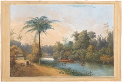 Foss ved Tjiroek Betong Java av Charles William Meredith van de Velde