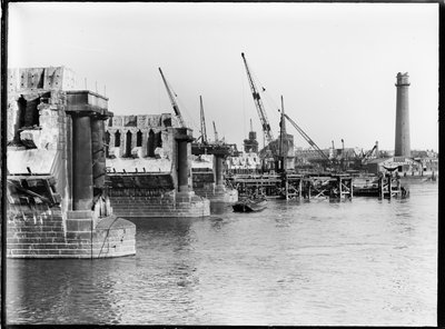 Riving av Waterloo Bridge, Lambeth, Greater London Authority, 1936. av Charles William Prickett