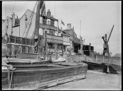Prospect of Whitby, Wapping Wall, Wapping, Tower Hamlets, Greater London Authority, 1930-tallet. av Charles William Prickett