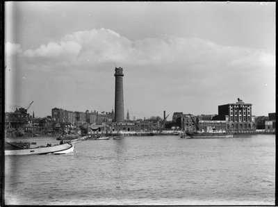 Shot Tower and Lead Works, Belvedere Road, Lambeth, Greater London Authority, 1936. av Charles William Prickett