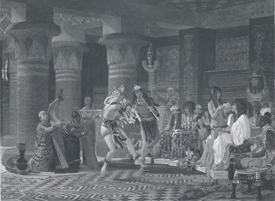 Tidsfordriv i det gamle Egypt, 1876. av Charles William Sharpe