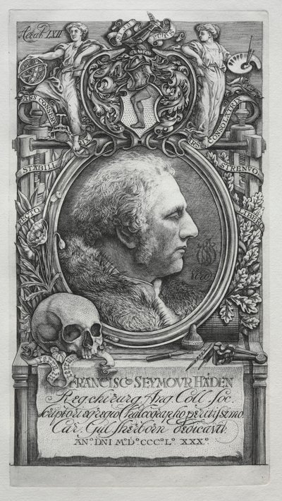 Hadeniana - Portrett av Sir Francis Seymour Haden av Charles William Sherborn