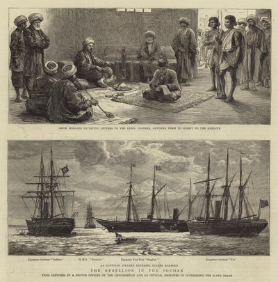 Opprøret i Soudan av Charles William Wyllie