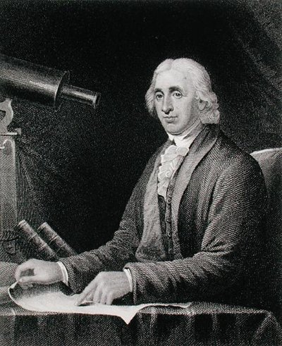 Portrett av David Rittenhouse (1732-96), gravert av James Barton Longacre (1794-1869) (gravering) av Charles Willson (after) Peale
