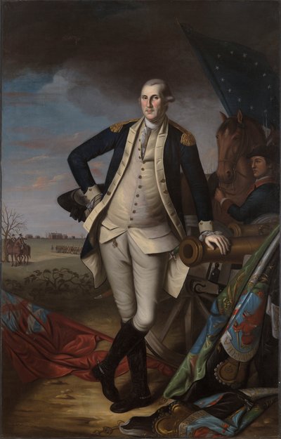 George Washington i slaget ved Princeton av Charles Willson Peale