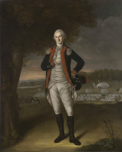 Walter Stewart, 1781 av Charles Willson Peale