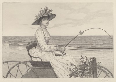 Uten tittel (kvinne i en vogn) av Charles X. Harris