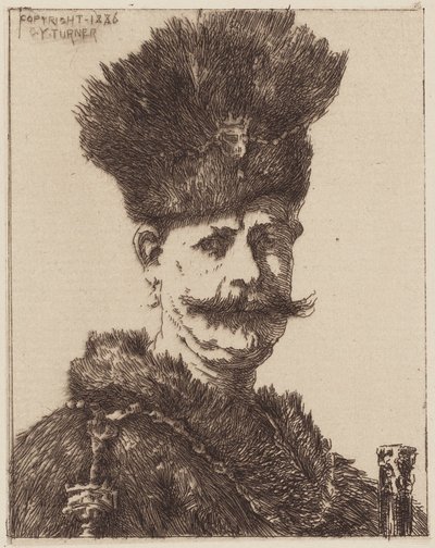 Portrett av en mann av Charles Yardley Turner