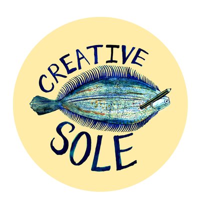 Creative Sole, 2019 (penn, blekk og akvarell) av Charlotte Orr