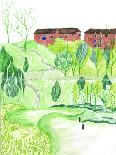 Golfbane, 2021 av Charlotte Orr