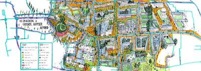 Kart over Oxford, 2021 av Charlotte Orr