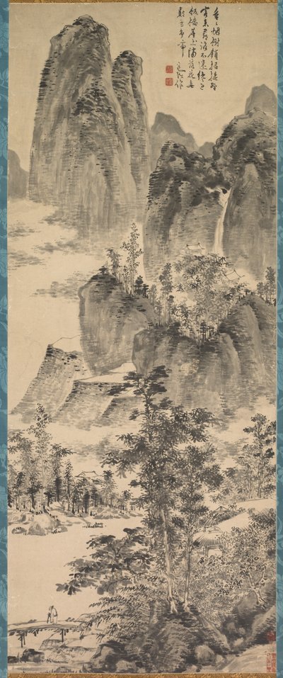 Ser etter et kloster i de tåkede fjellene av Chen Chun
