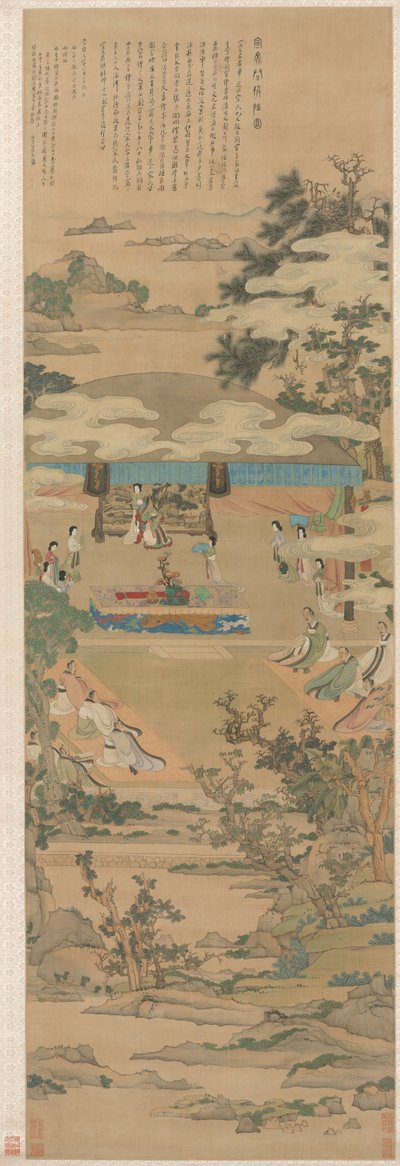 Lady Xuanwen gir instruksjoner om Zhou-ritene av Chen Hongshou