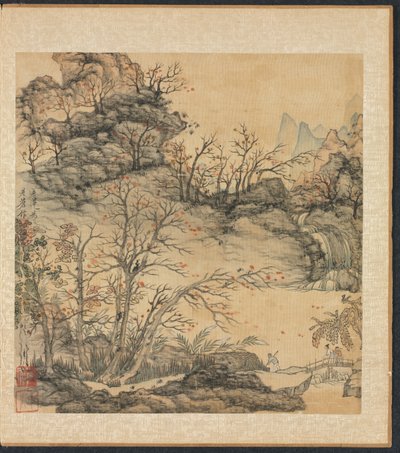 Malerier etter eldgamle mestere: Høstlandskap, 1598-1652. av Chen Hongshou