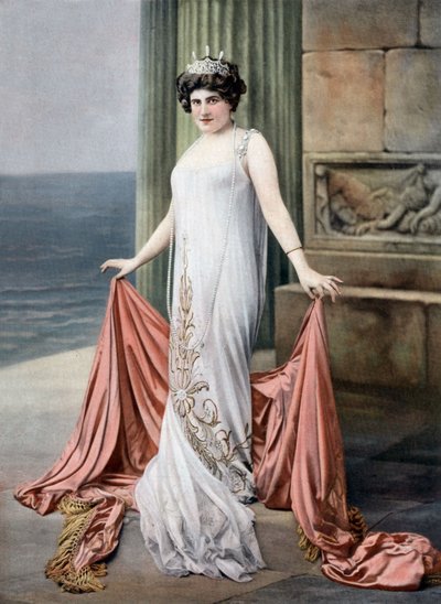 Den franske sopranen Zina Brozia som thaier i operaen "Thais", foto Cheri Rousseau fra den franske avisen "Le Theatre" 11. januar av Cheri Rousseau