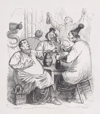 Sognesangerne fra The Complete Works of Béranger, 1836. av Cherrier