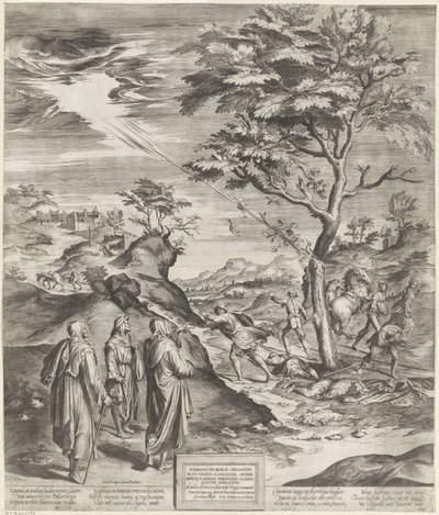 Saint Philip Benizi fra Servites straffer blasfemikerne av Cherubino Alberti