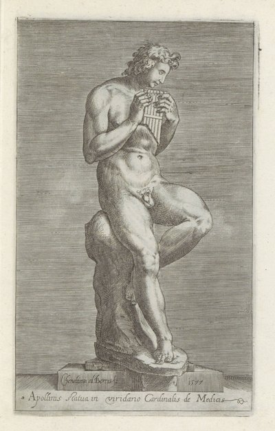 Skulptur av Apollo Statue av Apollo i Cardinal de Medici