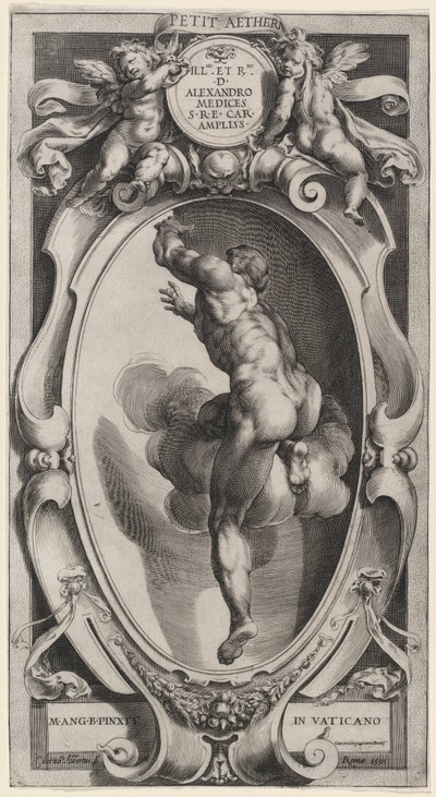 En velsignet Ånd av Cherubino Alberti after Michelangelo